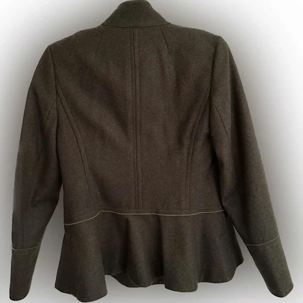 Banana Republic Vintage Green Coat - Picture 4 of 5